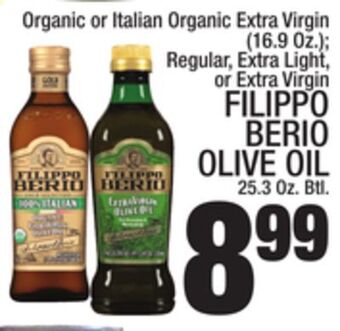 C Town Filippo berio olive oil 25.3 oz. btl. offer