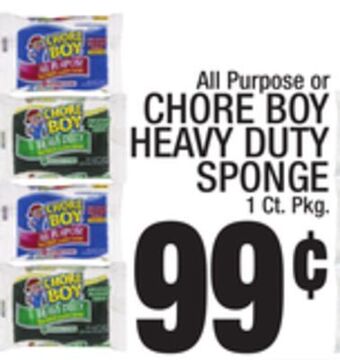 C Town Chore boy heavy duty sponge offer