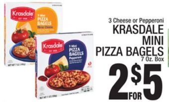 C Town Krasdale mini pizza bagels offer