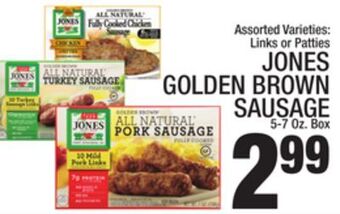 C Town Jones golden brown sausage offer