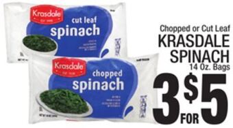 C Town Krasdale spinach offer