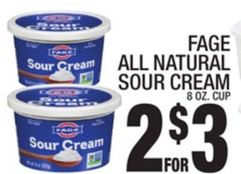 C Town Fage all natural sour cream offer
