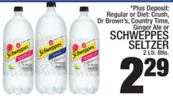 C Town Schweppes seltzer offer