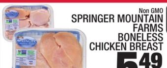 C Town Springer mountain farms boneless chicken breast offer