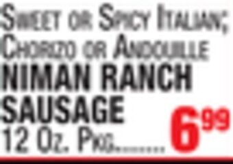 C Town Niman ranch sausage offer