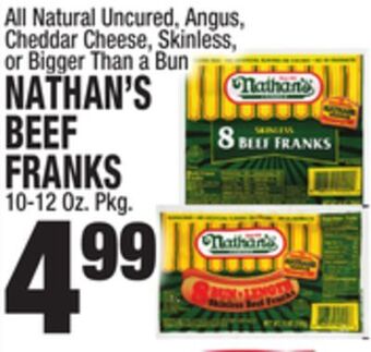 C Town Nathan's beef beef franks offer