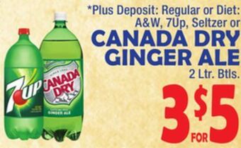 Bravo Supermarkets Canada dry ginger ale offer