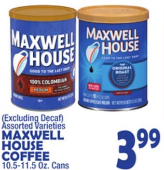 Bravo Supermarkets Maxwell house coffee offer