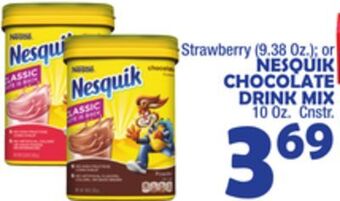 Bravo Supermarkets Nesquik chocolate drink mix offer