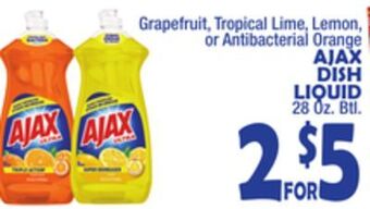 Bravo Supermarkets Ajax dish liquid offer