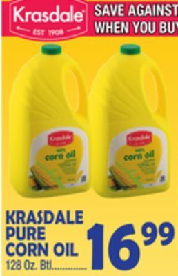 Bravo Supermarkets Krasdale pure corn oil offer