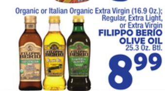 Bravo Supermarkets Filippo berio olive oil 25.3 oz. btl. offer