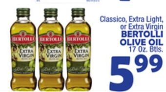 Bravo Supermarkets Bertolli olive oil offer