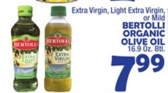 Bravo Supermarkets Bertolli organic olive oil offer