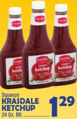 Bravo Supermarkets Krasdale ketchup offer