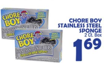Bravo Supermarkets Chore boy stainless steel sponge offer