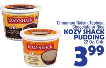 Bravo Supermarkets Kozy shack pudding offer