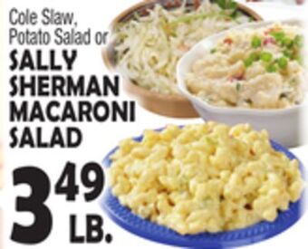 Bravo Supermarkets Sally sherman macaroni salad offer