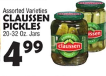 Bravo Supermarkets Claussen pickles offer