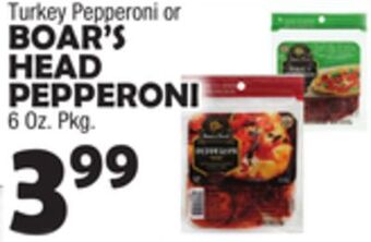 Bravo Supermarkets Boar's head pepperoni offer
