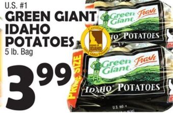 Bravo Supermarkets Green giant idaho potatoes offer