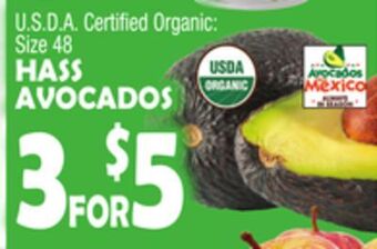 Bravo Supermarkets Hass avocados offer