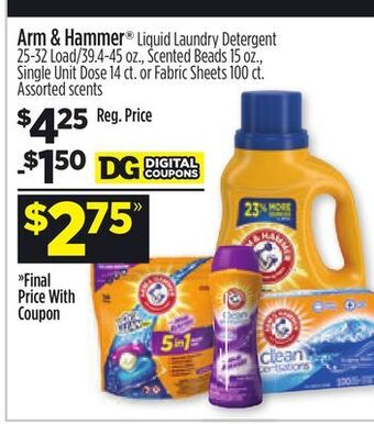 Dollar General Arm & hammer® offer