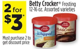 Dollar General Betty crocker® frosting offer