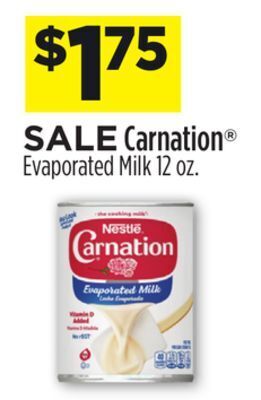 Dollar General Carnation® evaporated milk offer