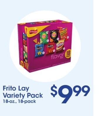 Price Rite Frito lay variety pack offer