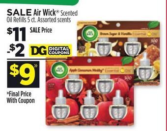 Dollar General Air wick® scented oil refills offer