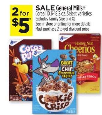 Dollar General General mills® cereal offer