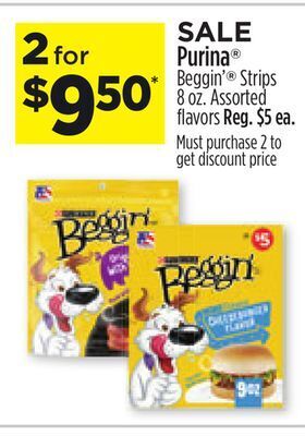 Dollar General Purina® beggin'® strips offer