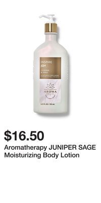 Bath & Body Works Aromatherapy juniper sage moisturizing body lotion offer