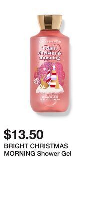 Bath & Body Works Bright christmas morning shower gel offer