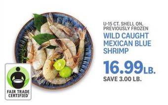 Kings Food Markets Wild caught mexican blue shrimp offer