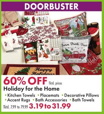 Boscov's Holiday for the home offer