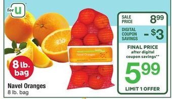 ACME Navel oranges offer