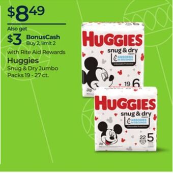 Rite Aid Huggies offer