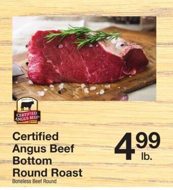 The Fresh Grocer Bottom round roast offer