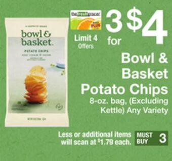 The Fresh Grocer Potato chips offer