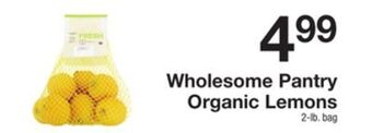 The Fresh Grocer Organic lemons offer
