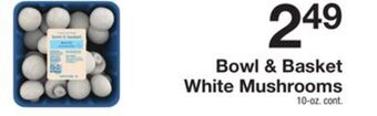The Fresh Grocer White mushrooms offer