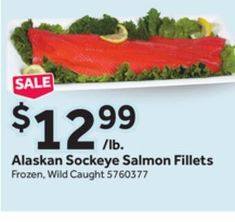 Stop&Shop Alaskan sockeye salmon fillets offer