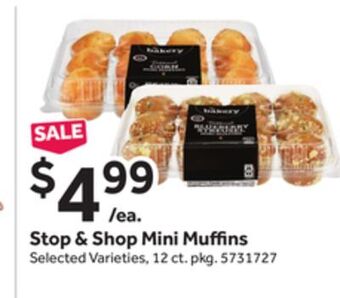 Stop&Shop Stop & shop mini muffins offer