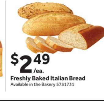 Stop&Shop Freshly baked italian bread offer