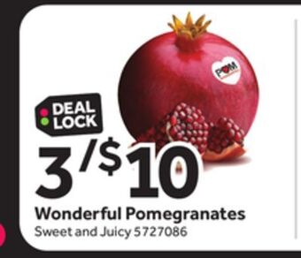 Stop&Shop Wonderful pomegranates offer