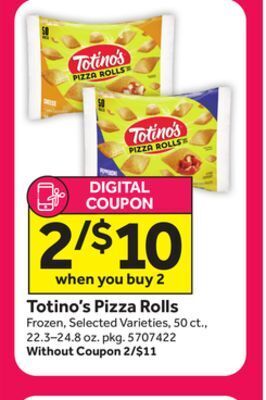 Stop&Shop Totino's pizza rolls offer