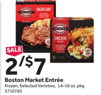 Stop&Shop Boston market entrée offer