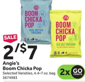 Stop&Shop Angie's boom chicka pop offer